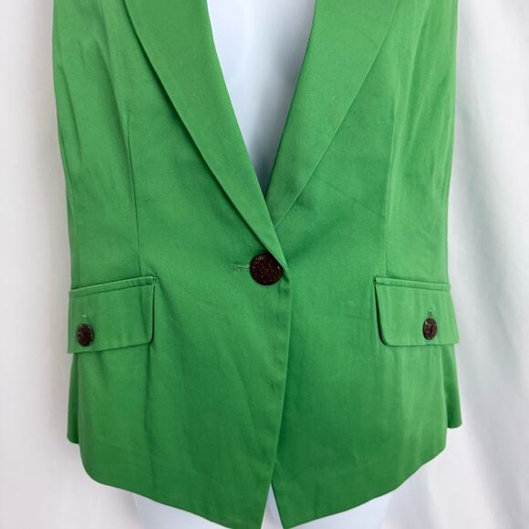 Ruby Rd. Green Vest Size 10 - Picture 3 of 9